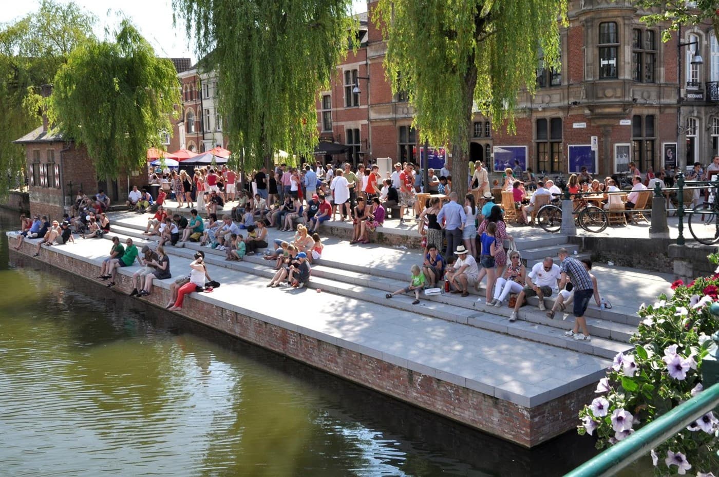 Lier, zomerse Nete-oever