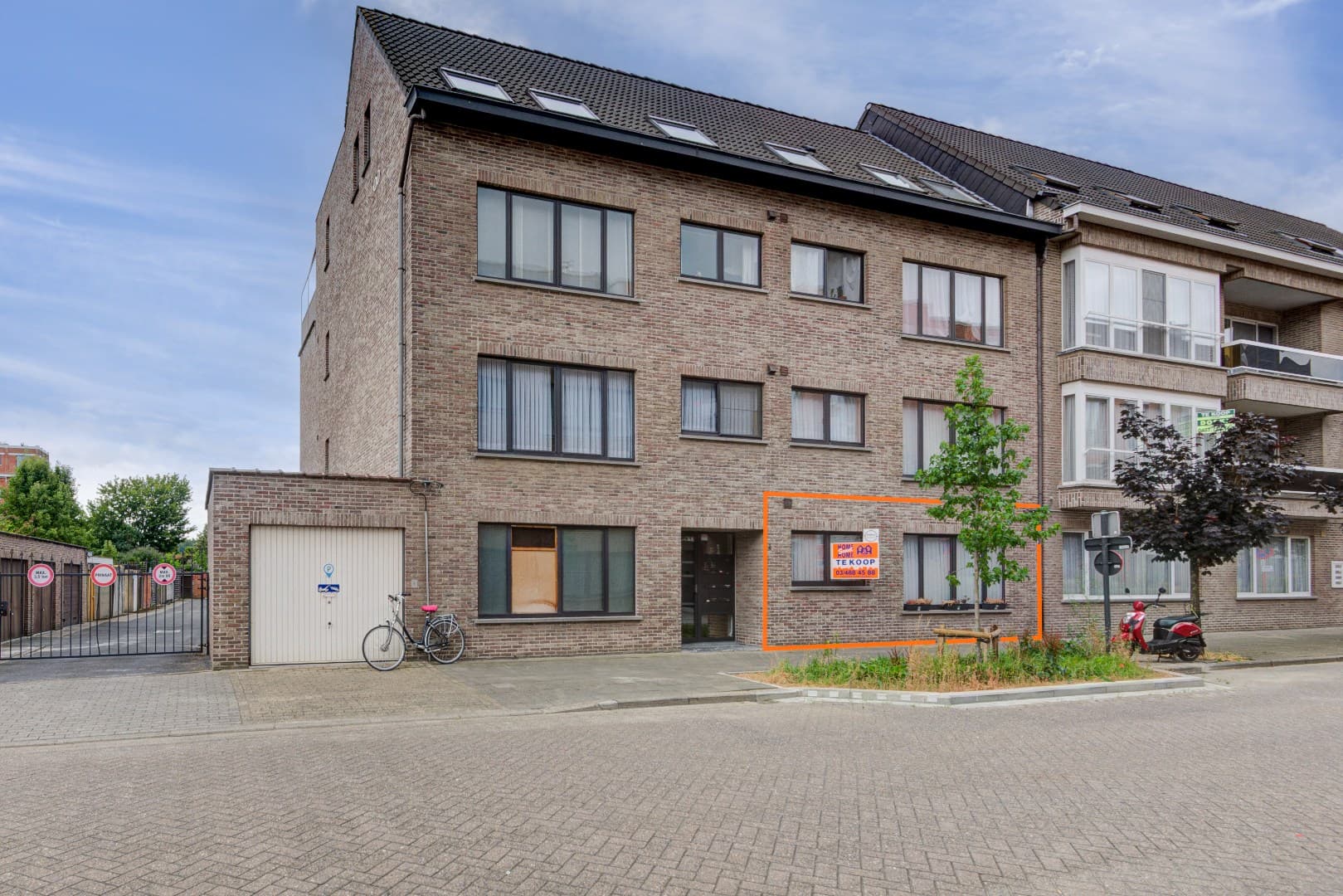 Appartement met 2 slaapkamers en tuin op gelijkvloers